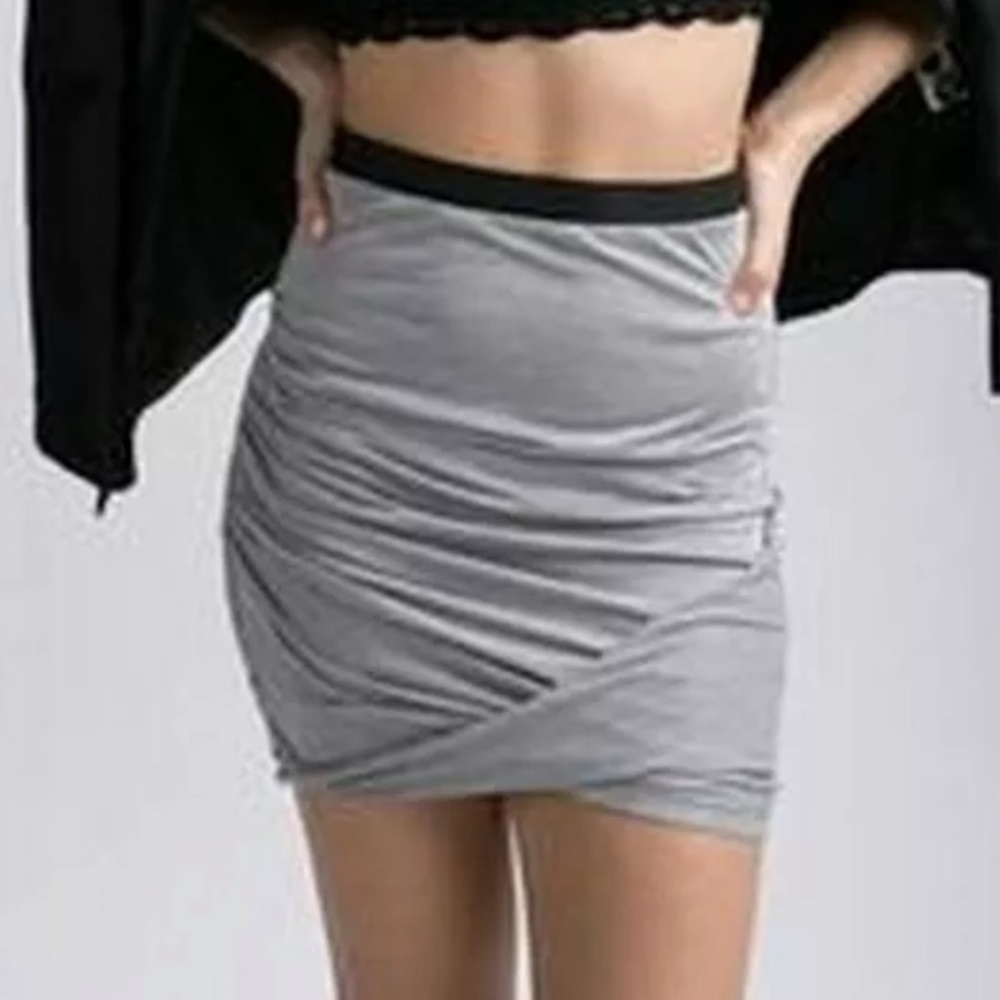Helmut Lang gathered skirt NWT